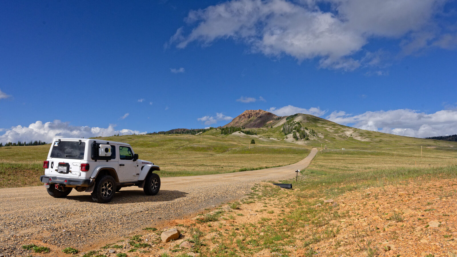 Start of Brian Head Peak Road.