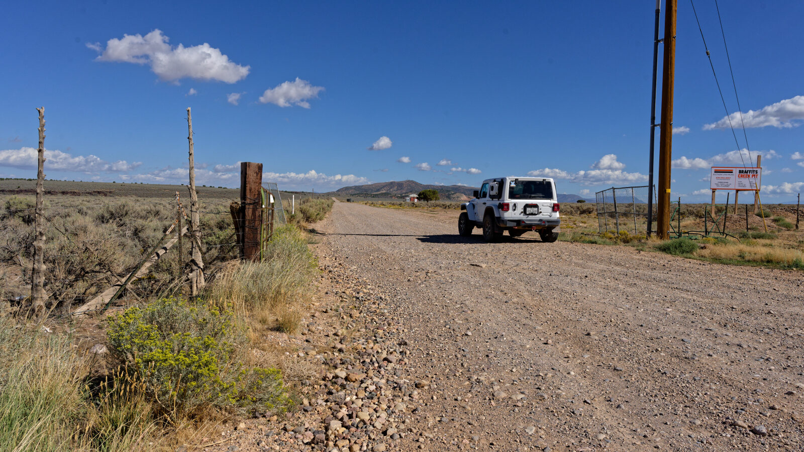 Braffits Creek Road starts here.