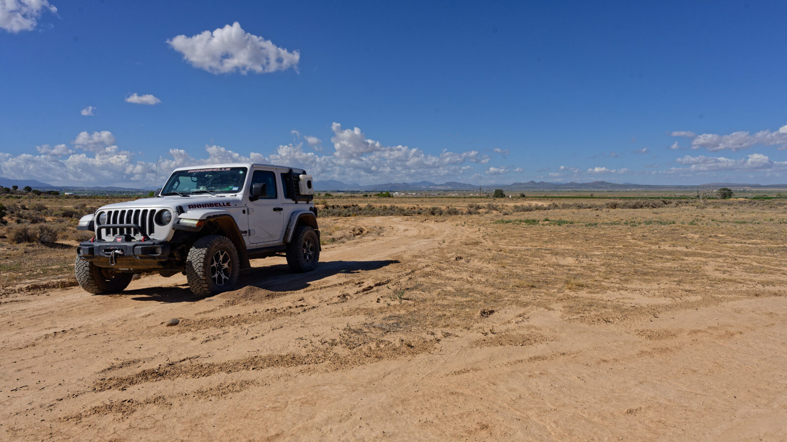 Fine for high clearance two-wheel drive on a dry day, but after any rain or wetness you will need four-wheel drive. This is the end of Braffits Creek Road.