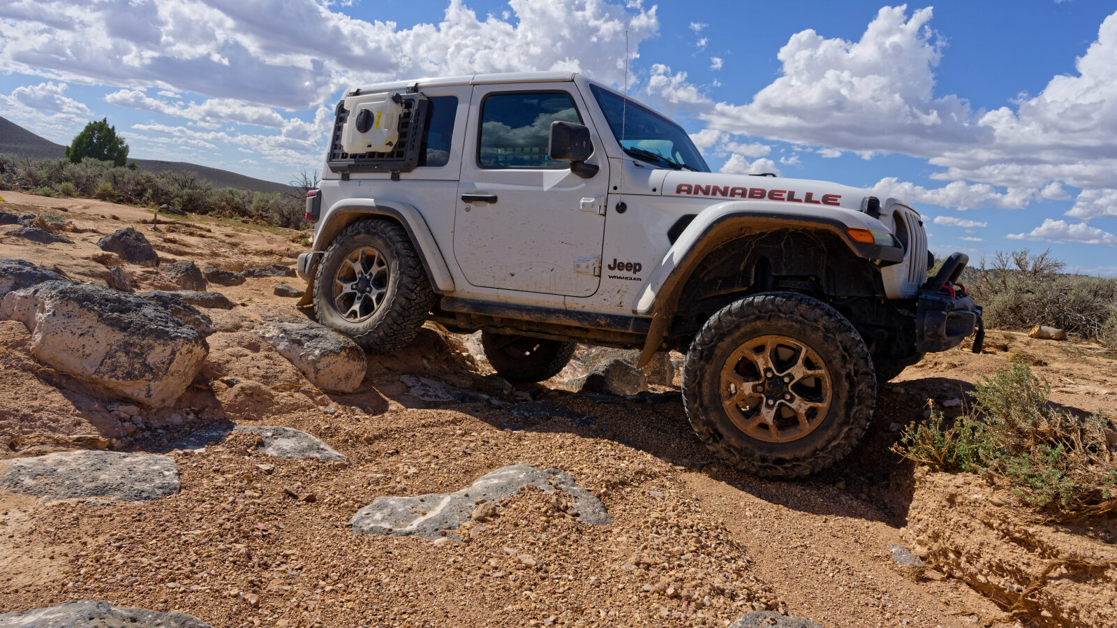 A short wash section, rated Level 3. The trail overall is Level 4.