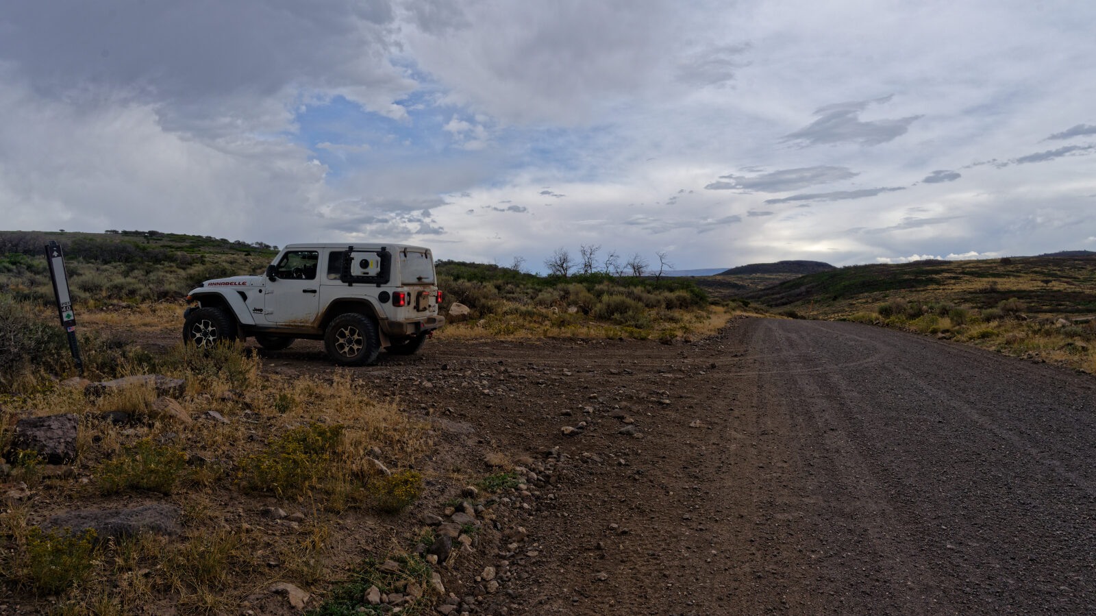 This is Road 42410, which changes to a different road number once the route reaches BLM land. It is also PST 40.