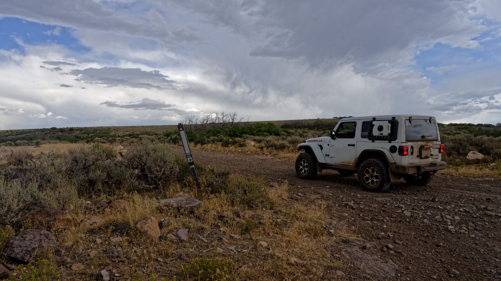 This is Road 42410, which changes to a different road number once the route reaches BLM land. It is also PST 40.