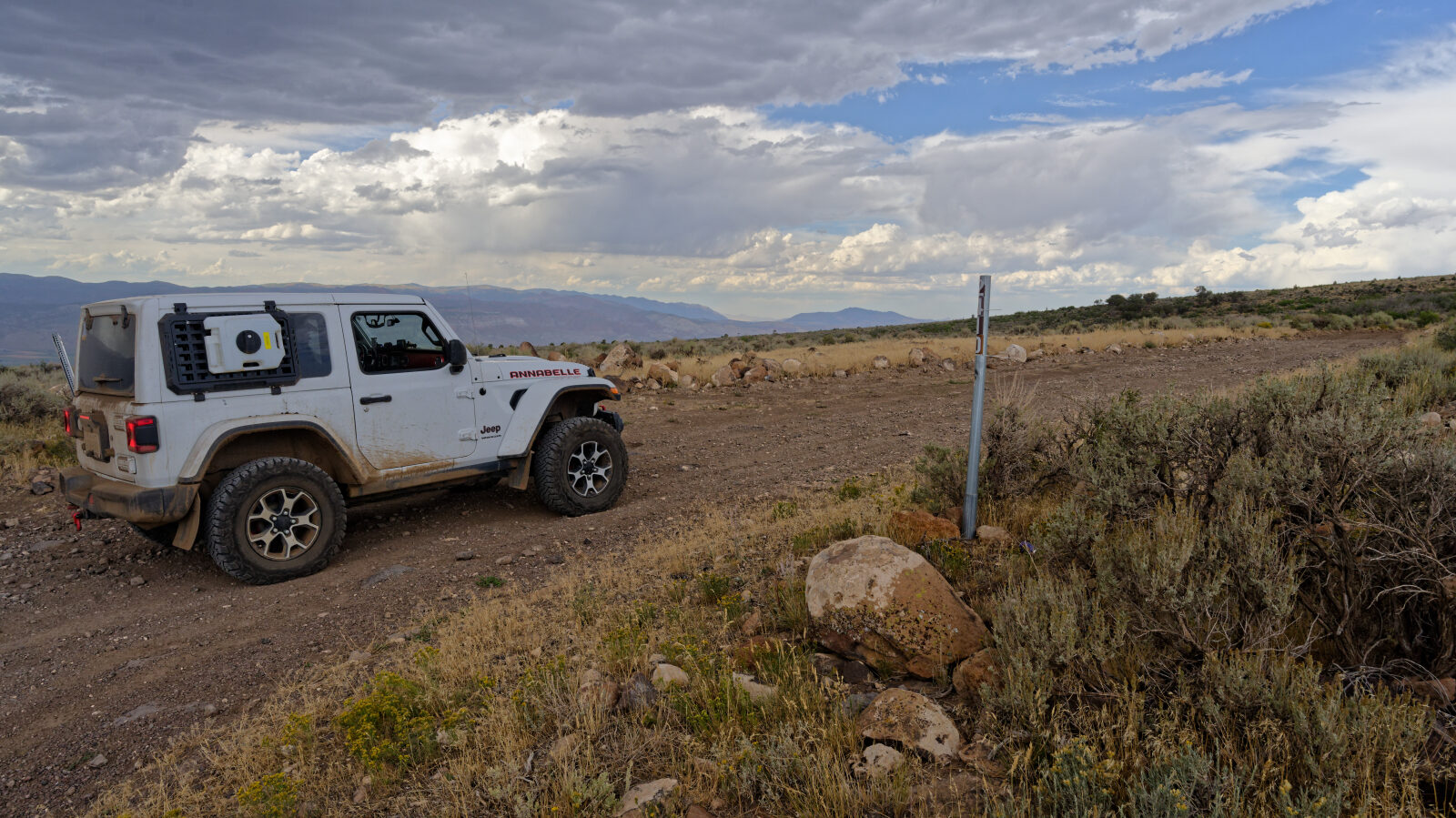 This is Road 42410, which changes to a different road number once the route reaches BLM land. It is also PST 40.