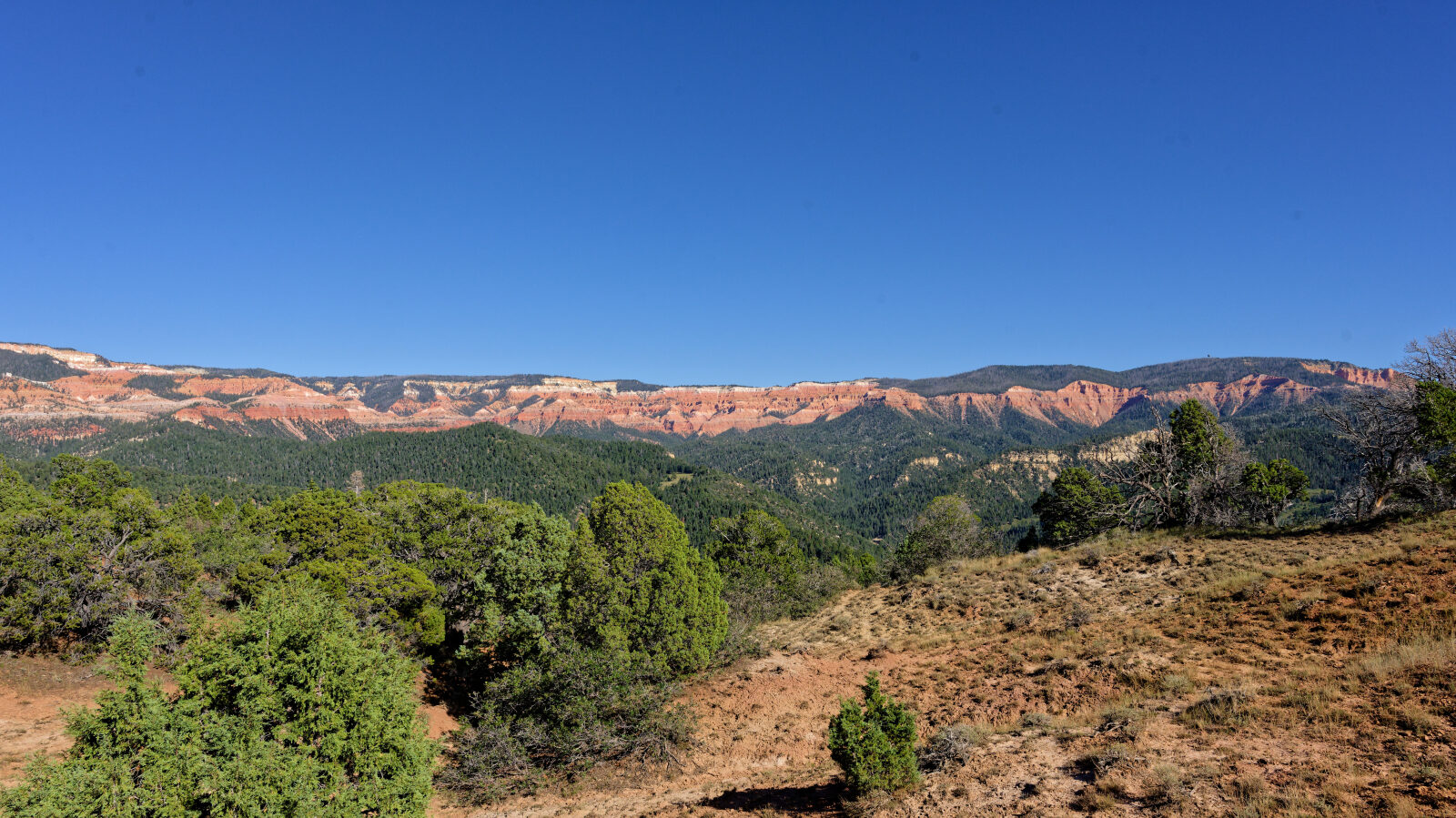 End of the trail. There are no camping spaces along the whole route.