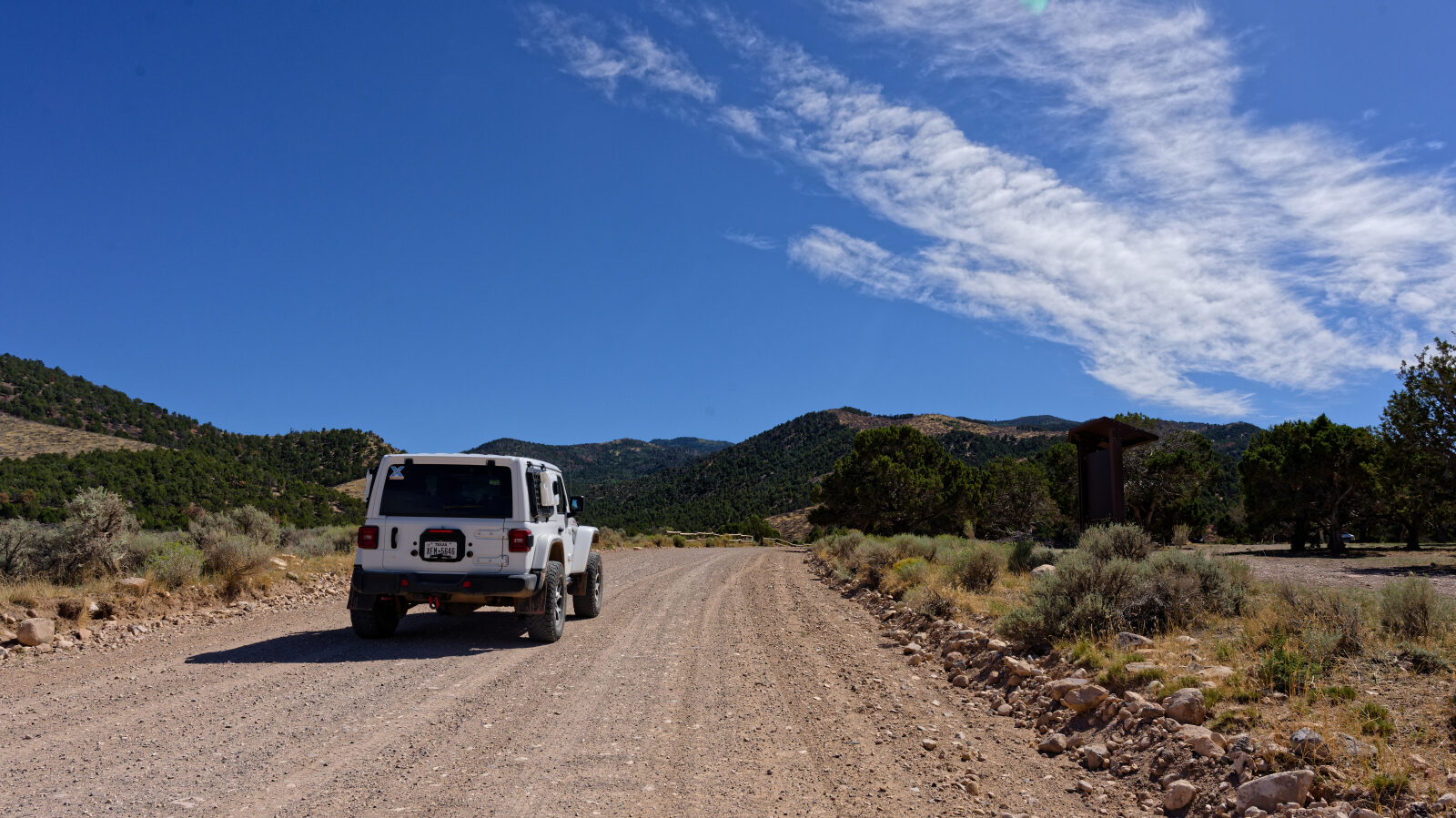 Many camping spots here, all in trees and none private. Short rigs will get shade, longer ones will be in the sun.