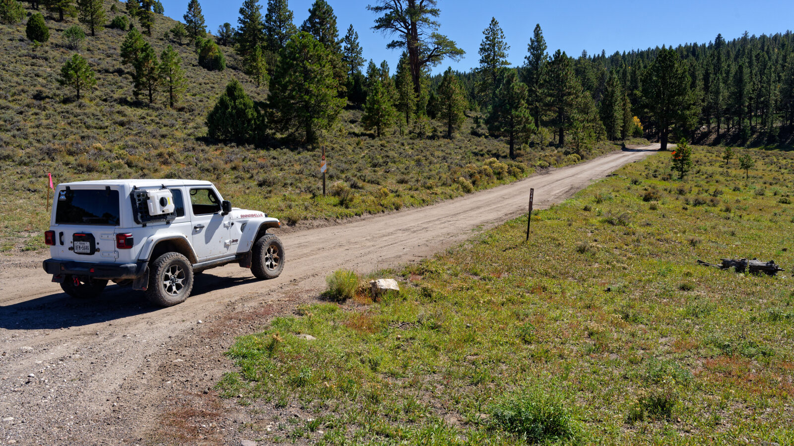 Start of the Cooper Peak trail, number 30044.