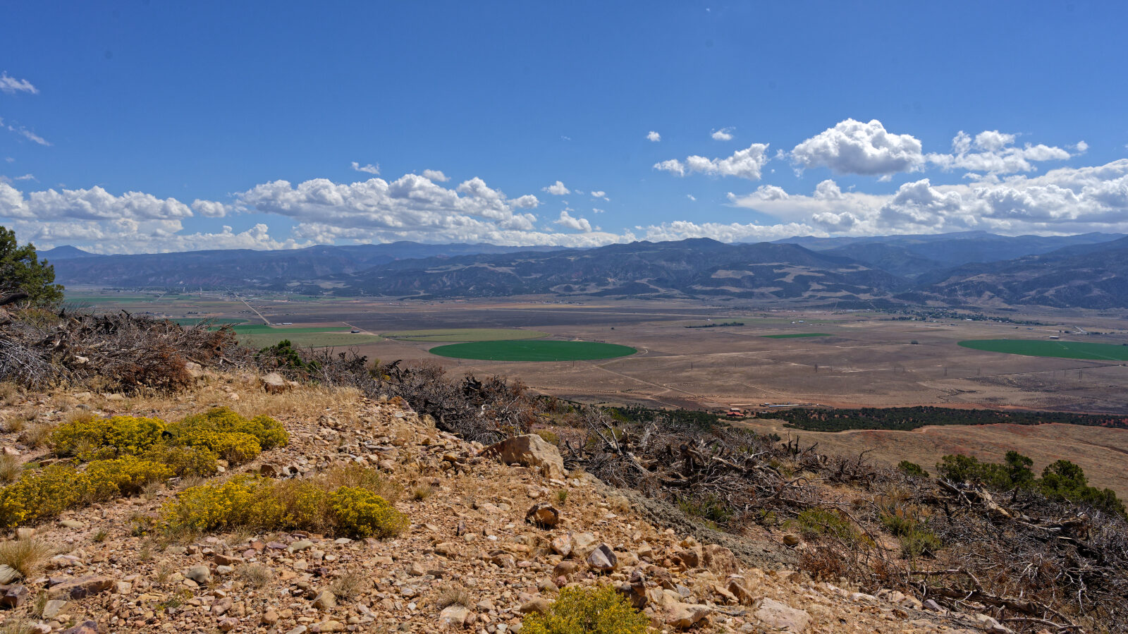The steep section is a shelf road, so watch for oncoming traffic. The top has a turnaround and a great view, usually with several Jeeps parked.