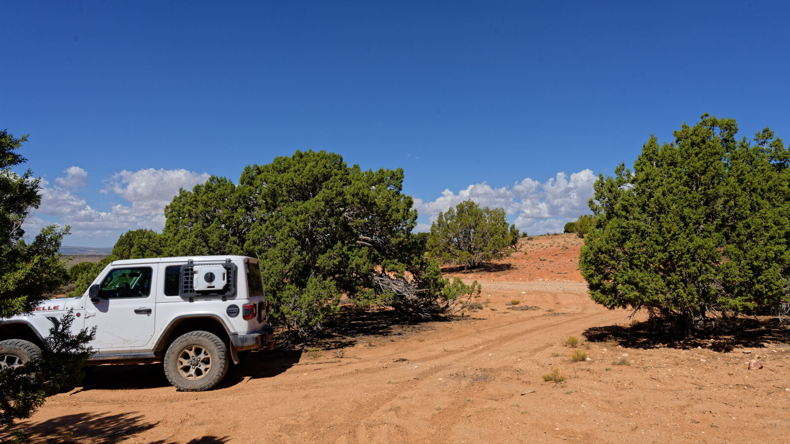 A camping spot for one or two smaller rigs. Large rigs cannot get into it.