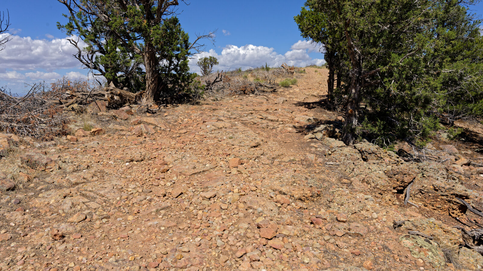 Level 2 hard spot with bigger rocks to get over.