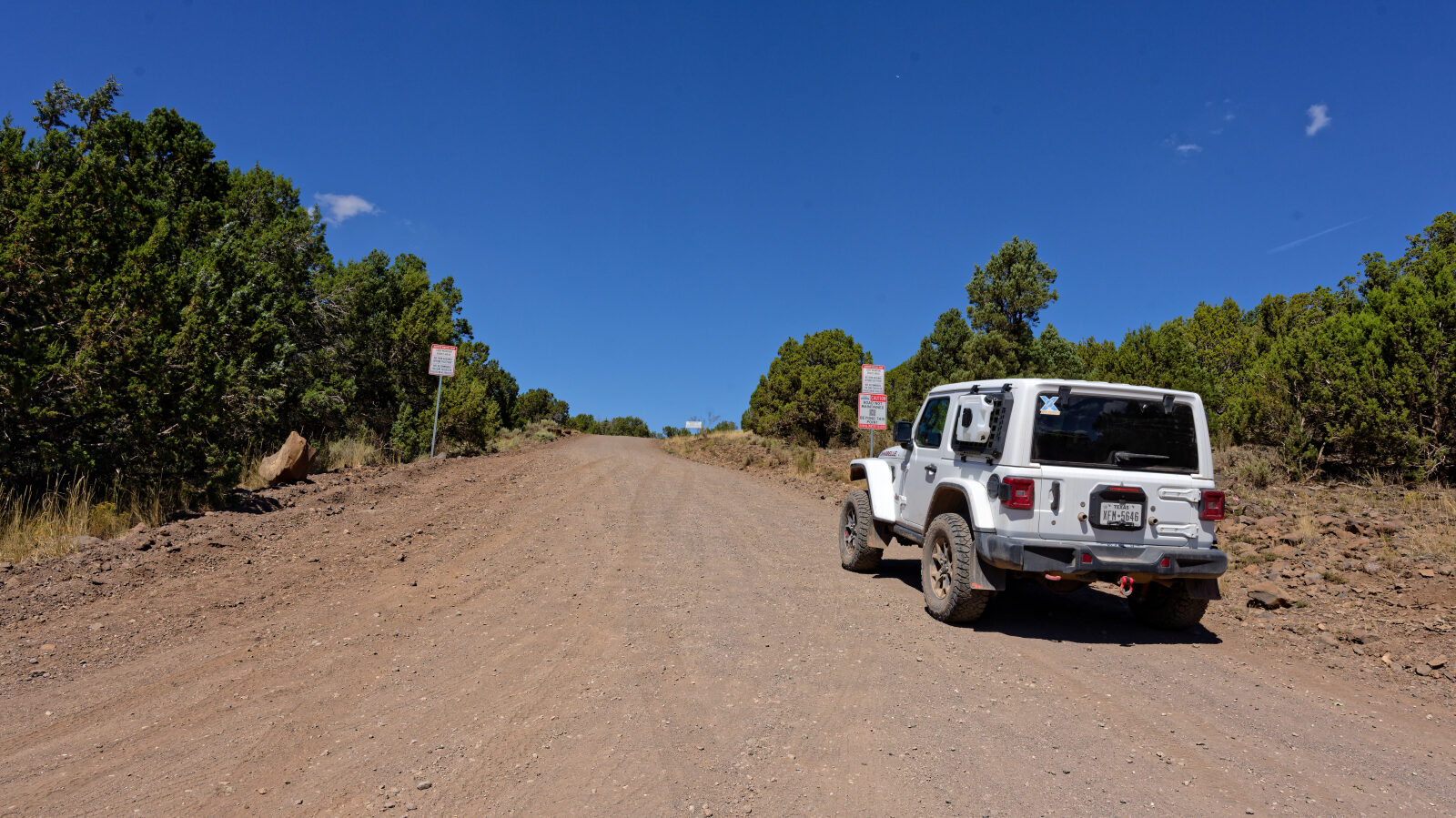 Start of Forest Service Road 30011, also known as Grass Valley Road. Level 1 difficulty here.