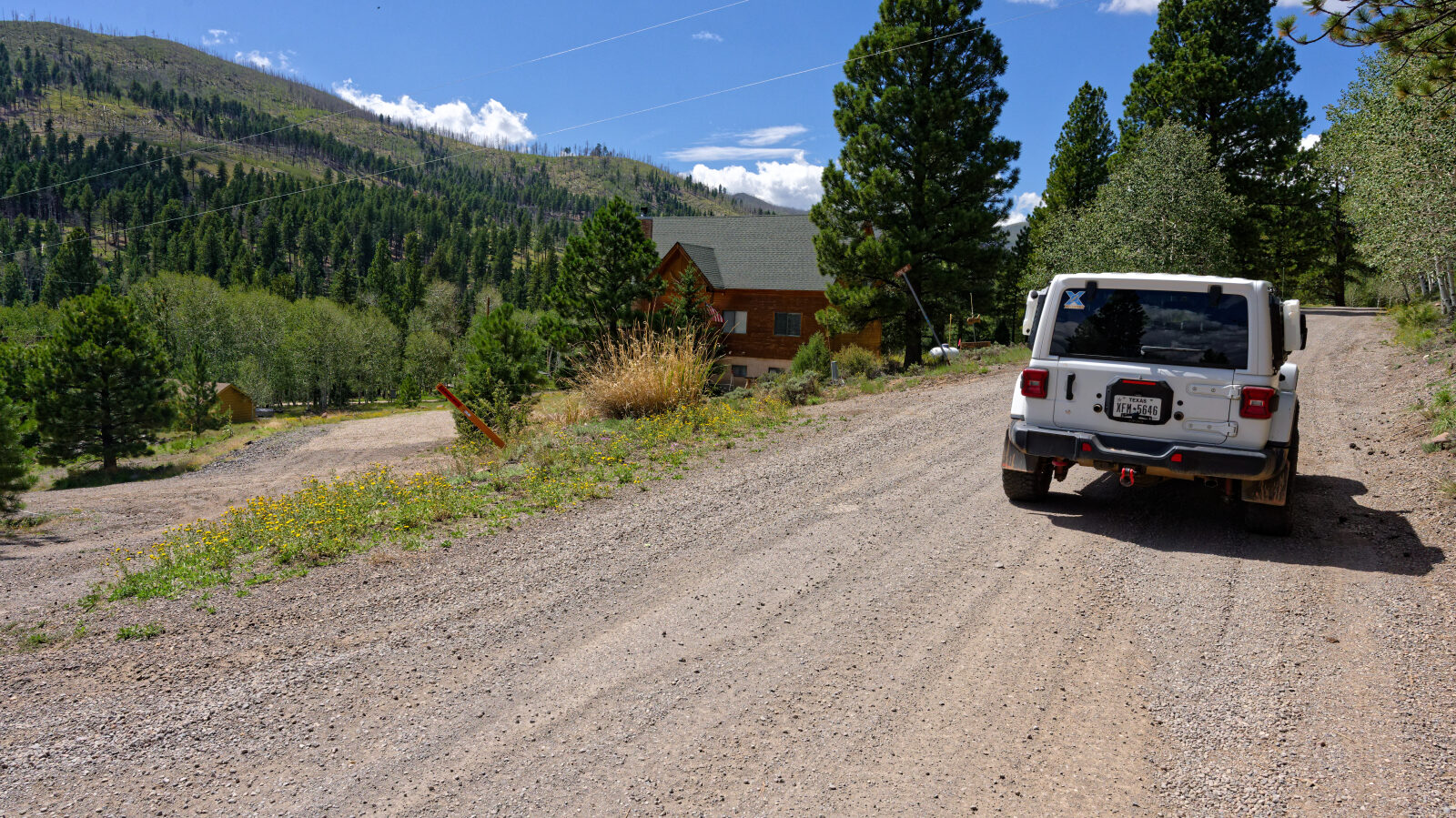 Start of Clear Creek Canyon Road, number 30050.