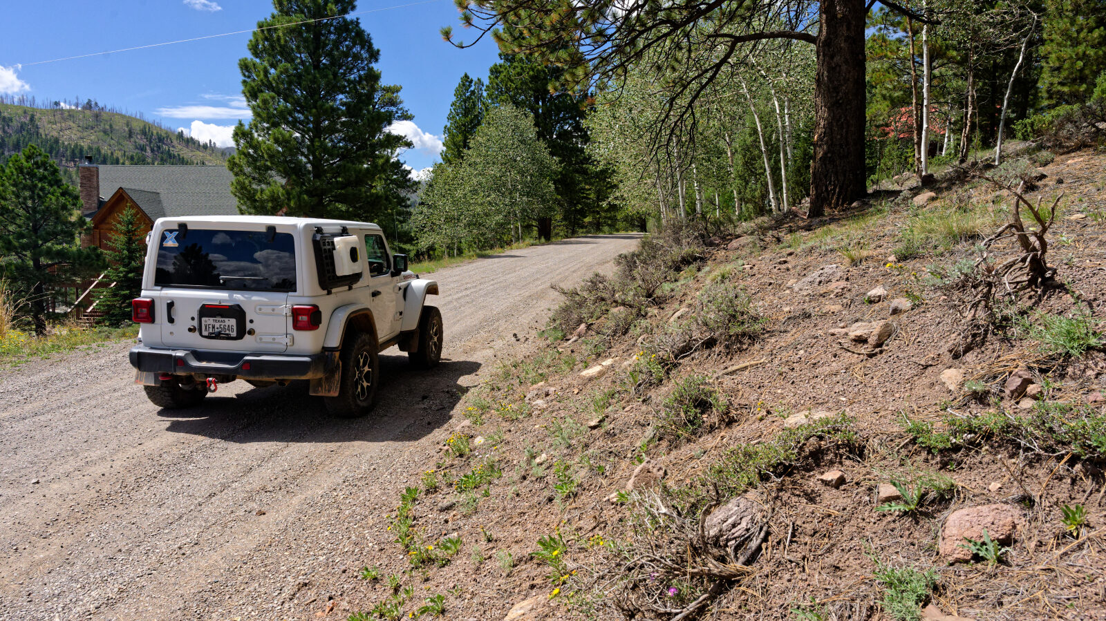 Start of Clear Creek Canyon Road, number 30050.